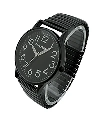 Olivia Pratt Black Stretch and Classic Analog Women Watch
