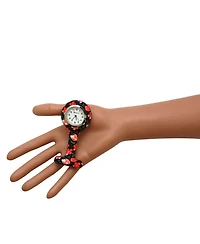 Olivia Pratt Roses Printed Silicone Fob Nurse Watch