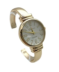 Olivia Pratt Metallic Everyday Minimalist Bangle Women Watch, Gold