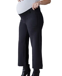 Ingrid + Isabel Maternity Wide Leg Ponte Pant