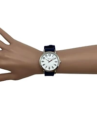 Olivia Pratt Navy Easy-Read Nurse Watch with Silicone Band Women Watch