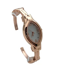 Olivia Pratt Elegant Thin Bangle Women Watch, Rose Gold