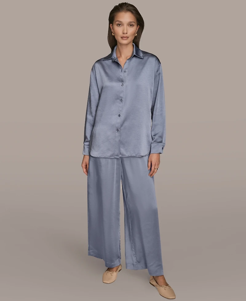 Donna Karan Weekend Women's Woven Button-Down Shirt