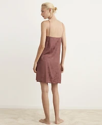 Mango Women's Jacquard Satin Nightdress