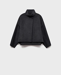 Mango Women's Oversize Wool Jacket