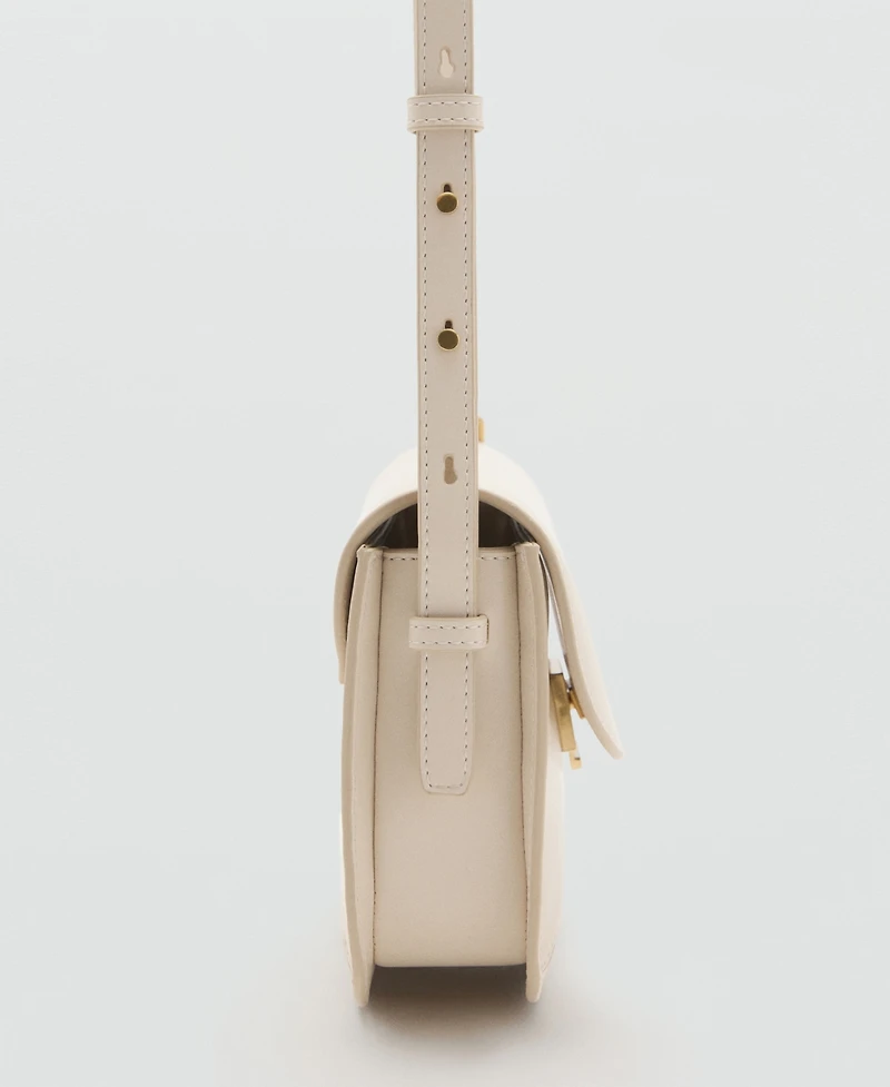 Mango Women's Flap Crossbody Bag