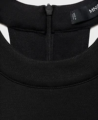 Mango Women's Low-Cut Back Halter Top