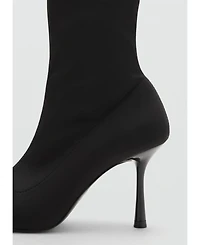 Mango Women's Heel Sock Boots