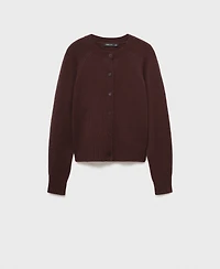 Mango Women's Chunky Knit Wool-Blend Cardigan