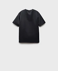 Mango Women's Short Satin Dress