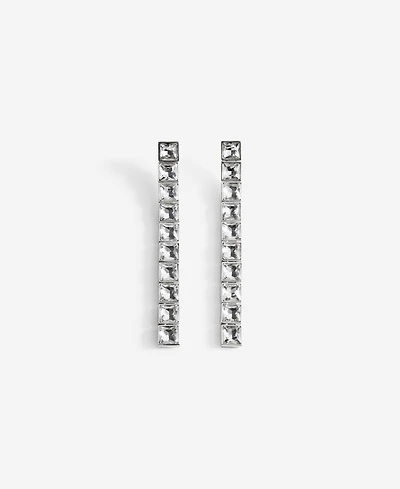 Mango Women's Crystal Pendant Earrings