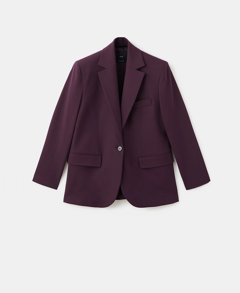Mango Women's Wool-Blend Suit Jacket