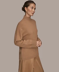 Donna Karan Weekend Women's Mock Neck Sweater