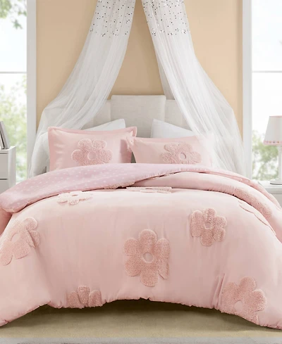 Intelligent Design Gracie Floral Reversible 3-Pc. Duvet Cover Set, Full/Queen