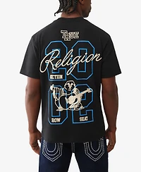True Religion Men's Embroidered Short-Sleeve T-Shirt