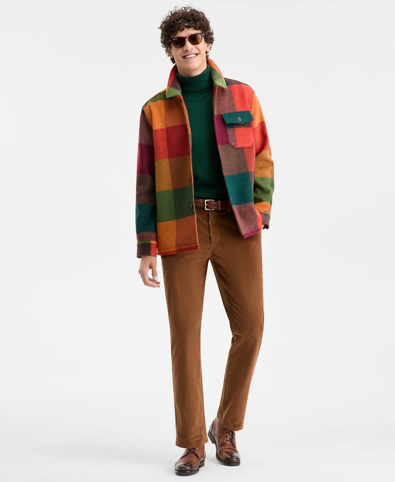 Club Room Men's Mega Check Shirt Jacket, Macy's Exclusive