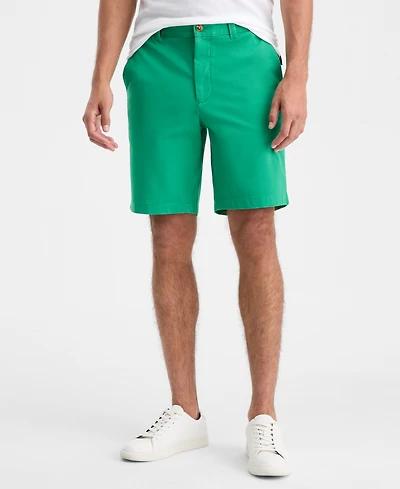 Club Room Men's Regular-Fit 9" 4-Way Stretch Shorts, Created for Macy's