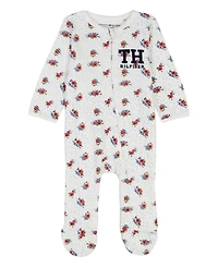 Tommy Hilfiger Baby Girls Footed Long-Sleeve Coverall