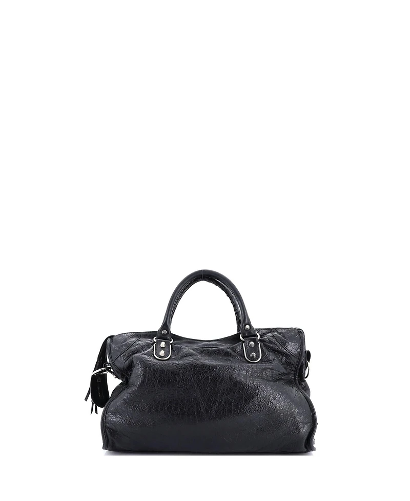 Pre-Owned Balenciaga Medium City Classic Metallic Edge Bag Leather