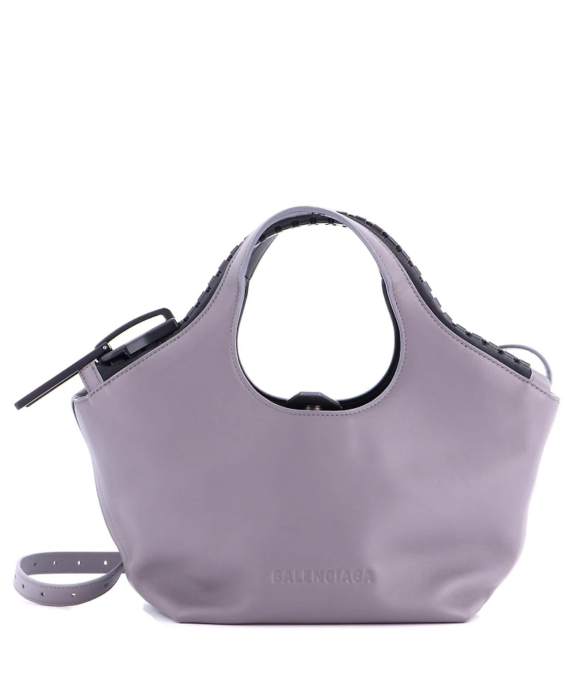 Pre-Owned Balenciaga Small Megazip Tote Leather