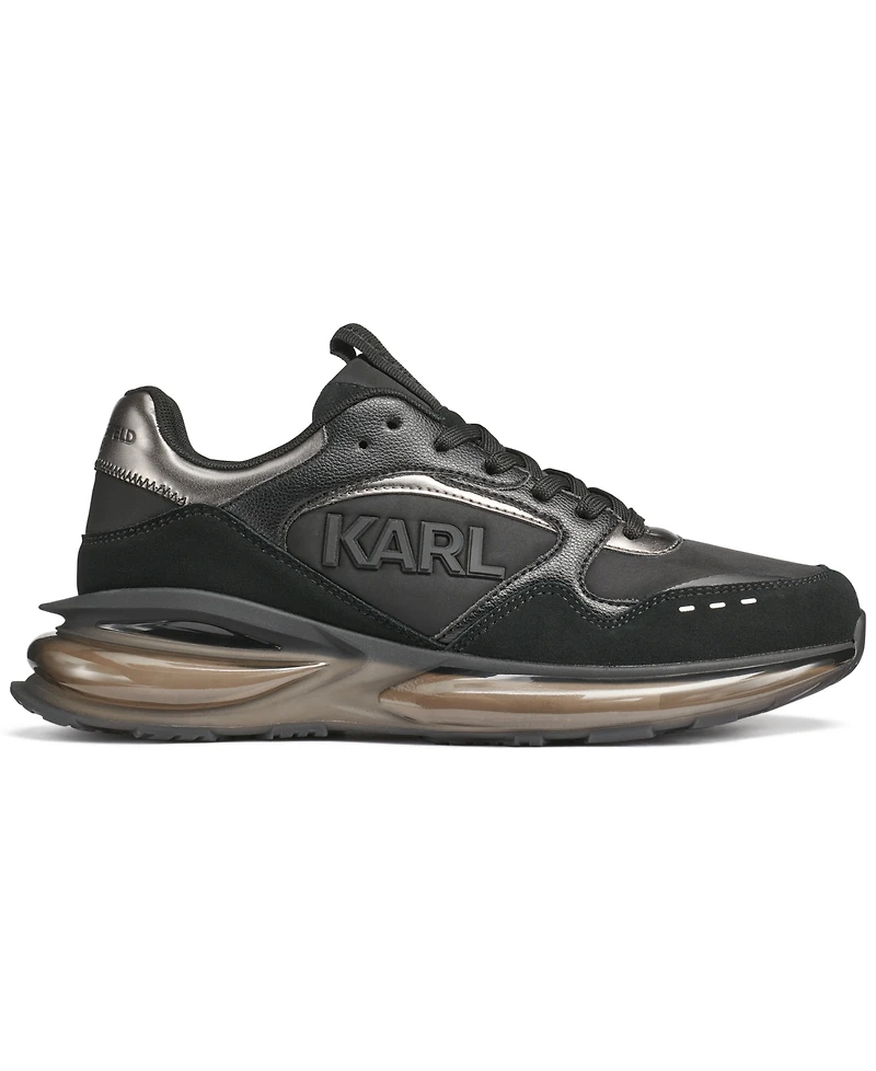 Karl Lagerfeld Paris Men's Side Round Toe Runner Shoes