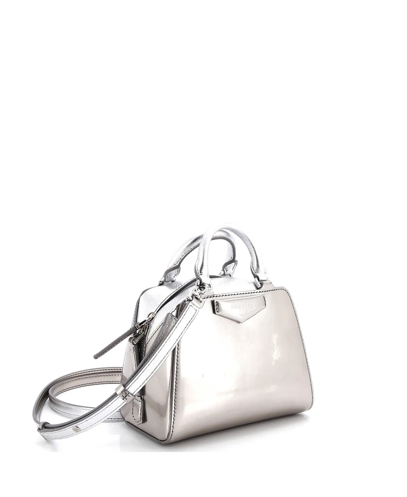Pre-Owned Givenchy Nano Antigona Cube Bag Leather