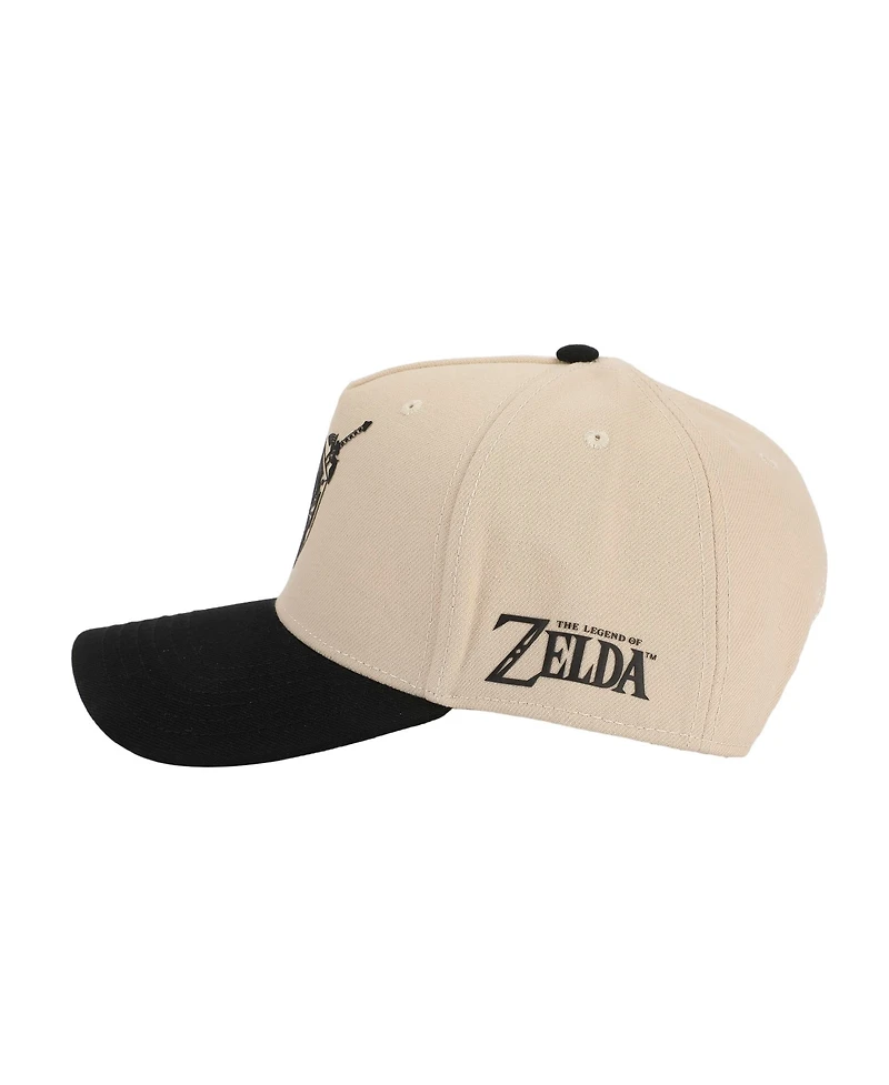 The Legend of Zelda Men's Legend Of Zelda Hylian Shield Embroidery Poly Wool B104 Baseball Cap Snapback