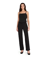 Tahari Asl Women's Square Neck Corset Top