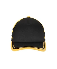 Stranger Things Men's Dustin Henderson Black & Yellow Cosplay Trucker Hat