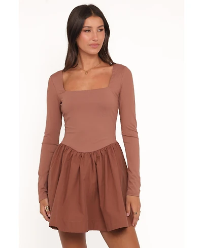 Petal and Pup Women's Sheena Long Sleeve Mini Dress