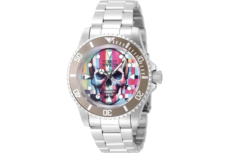Invicta Men's 49060 Pop Art Quartz 3 Hand Multi Color Dial Watch