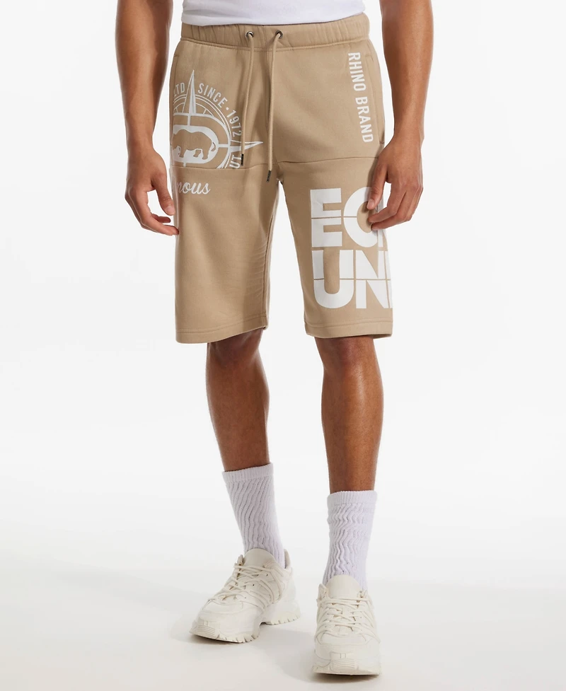 Ecko Unltd Men's Tackled Fleece Regular Fit Shorts