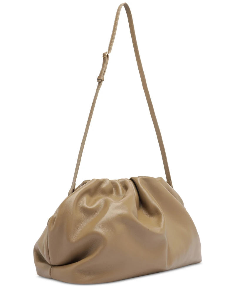 Arezzo Elizabeth Mini Leather Snap Button Handbag