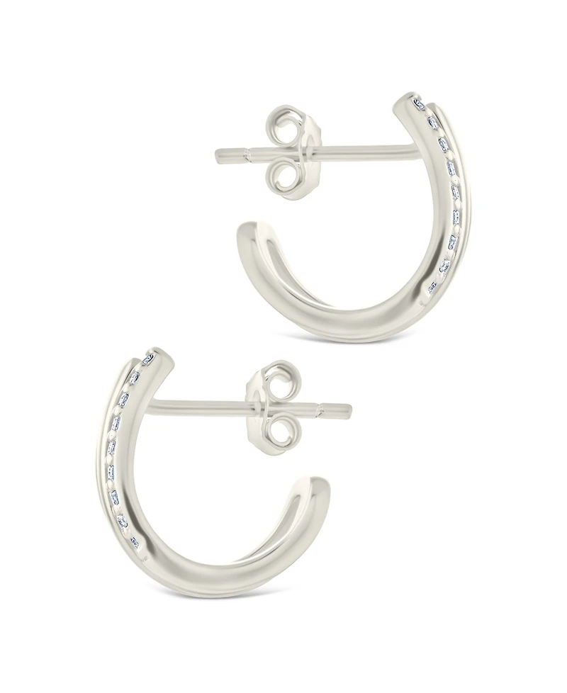 Sterling Forever Sterling Silver Harlowe Claw Studs