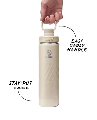 Takeya Sport oz. Triple-Insulated Water Bottle with Spout Lid