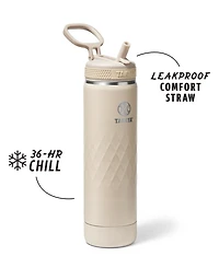 Takeya Sport oz. Triple-Insulated Water Bottle with Straw Lid