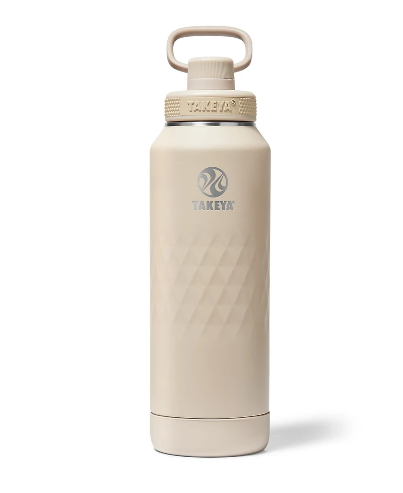 Takeya Sport oz. Triple-Insulated Water Bottle with Spout Lid