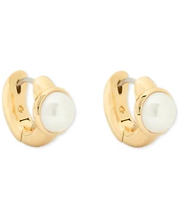 kate spade new york Cubic Zirconia Round Huggies Earrings
