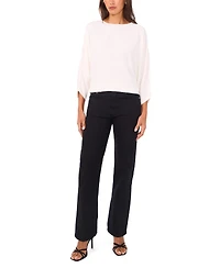 Vince Camuto Women's Dolman 3/4-Sleeves Round Neck Top