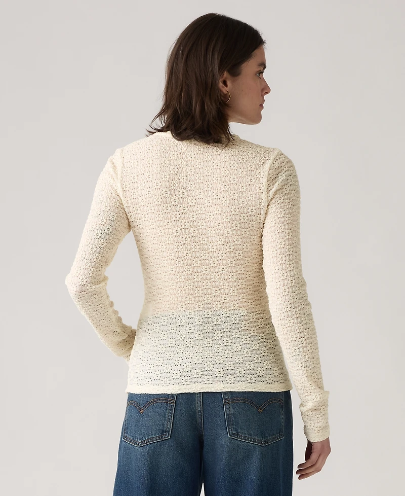 Levi's Women's Anika Crewneck Long Sleeve Top
