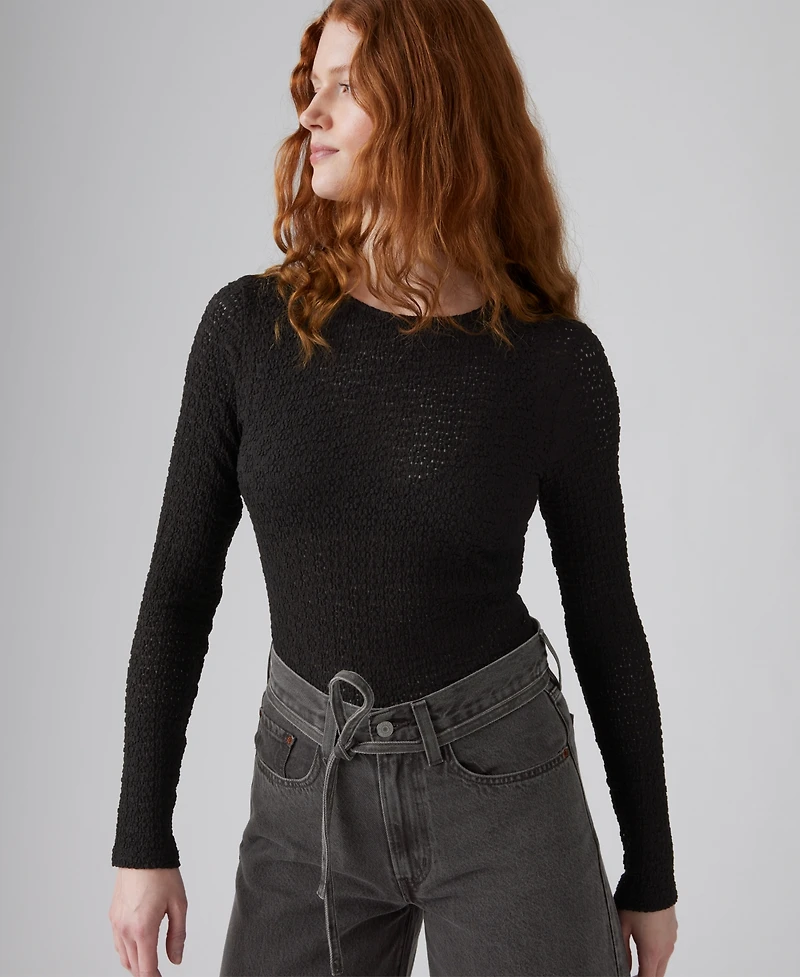 Levi's Women's Anika Crewneck Long Sleeve Top