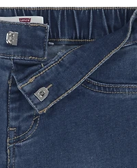 Levi's Boys Toddler 2T-4T 2-Piece 3D Moto Crewneck Sweatshirt and Jeans Set