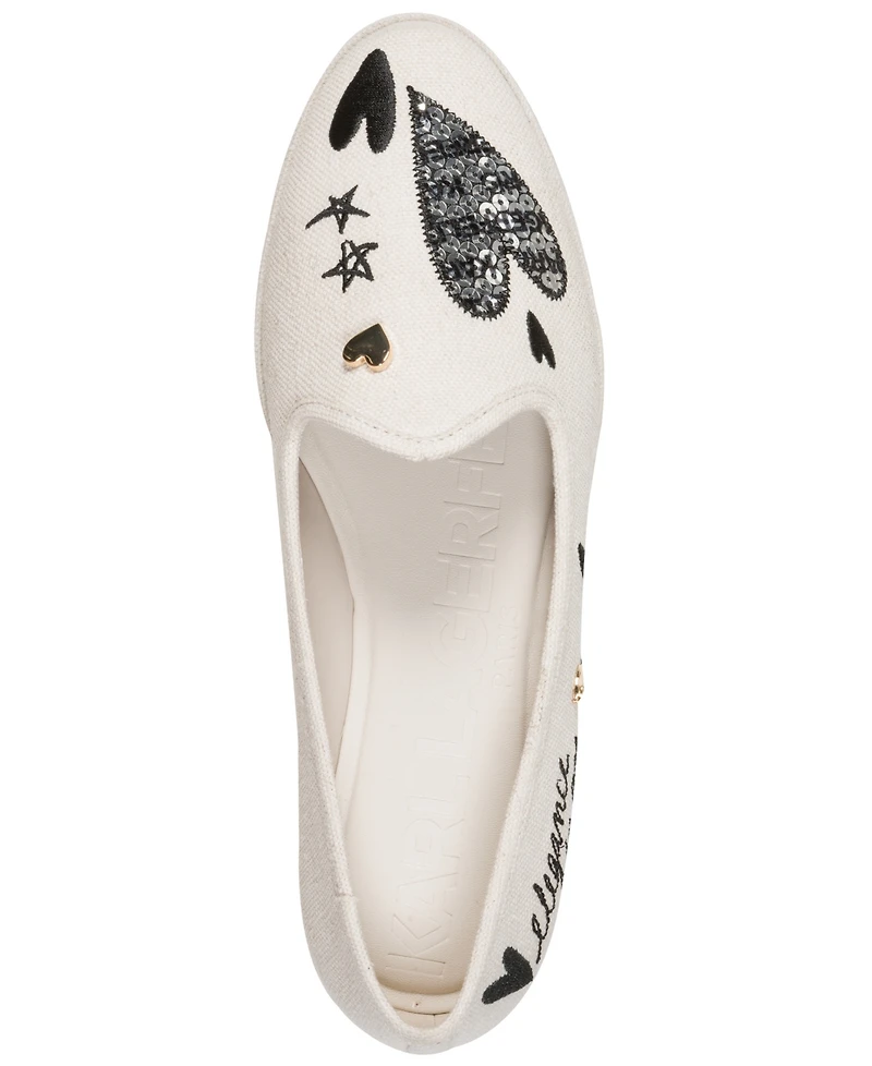 Karl Lagerfeld Paris Women's Vaneda Ikonic Flats