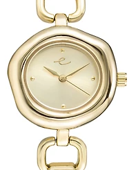 Ettika Open Circle Gold Plated Bracelet Watch, 85mm