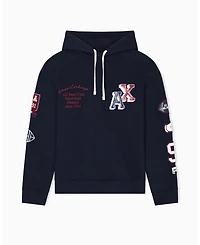 A|X Armani Exchange Men's Embroidered Multi Badge Hoodie