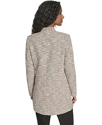 Calvin Klein Women's Novelty Topper Open Front Blazer