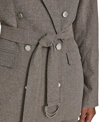 Calvin Klein Women's Double Breasted Belted Jacket
