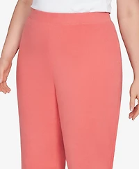 Ruby Rd. Plus Luxe Rib Knit Leisure Pants