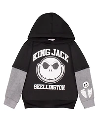 Nightmare Before Christmas Little Boys 2 Piece Fleece Hoodie and Jogger Pants Set