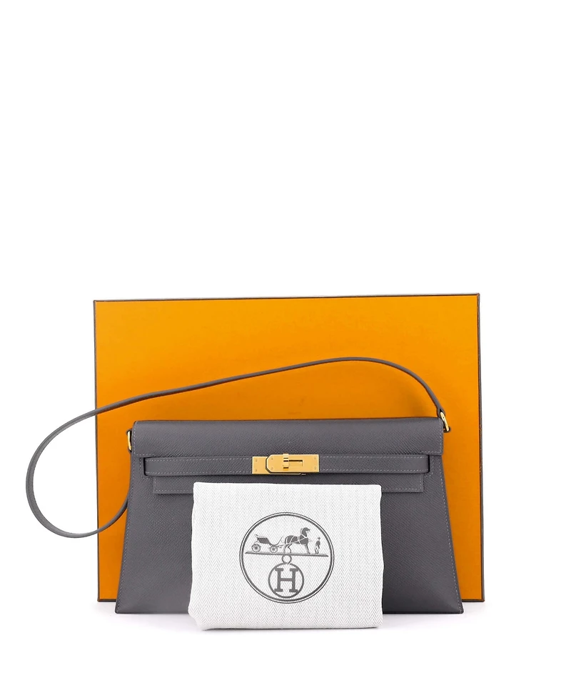 Pre-Owned HERMES Kelly Elan Shoulder Bag Epsom